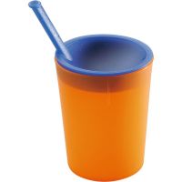 MEDICAL Trinkhilfebecher 20 cl - Ø 73 x 92 mm (PP blau/orange) href=