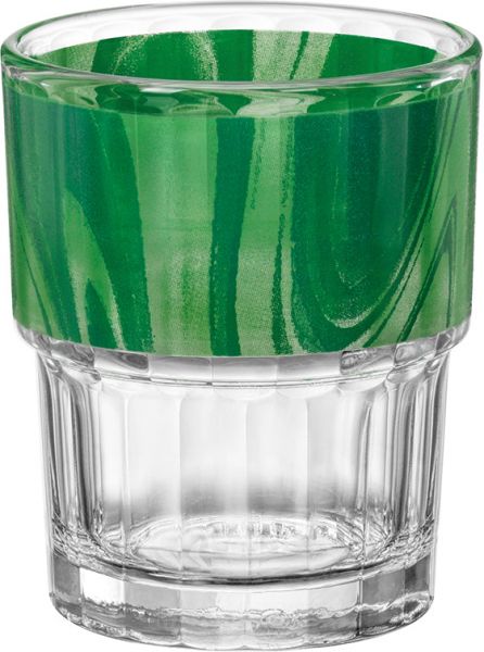 NATURA / LYON OPTIQUE Trinkglas - 20 cl - (Ø 7,1 x 8,7 cm) - ungeeicht - Grün