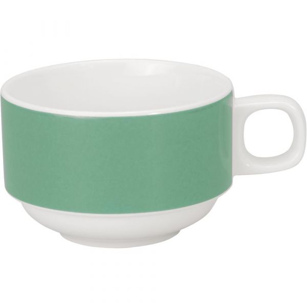 COLOURS Kaffeetasse - 20 cl - (stapelbar) - Petrol