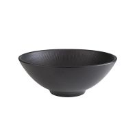 NERO Bowl - Ø 24 x 9 cm - 1.7 l - Melamin - Schwarz href=