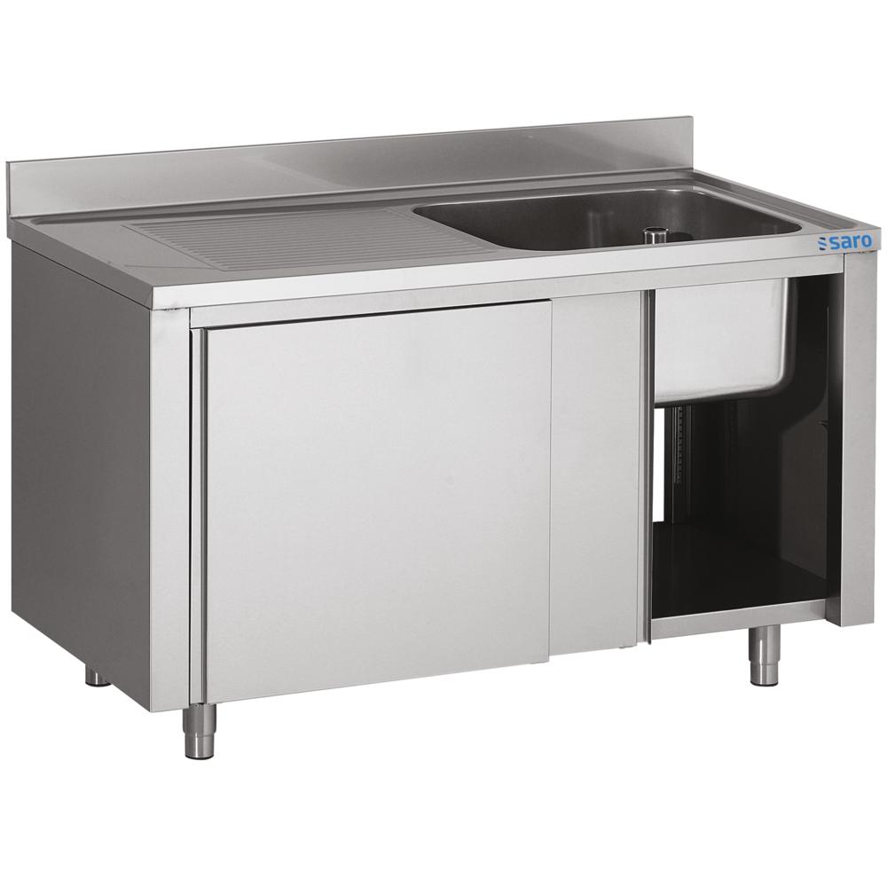 Spülschrank PREMIUM - 600x700mm - mit 1 Becken | GGM Gastro