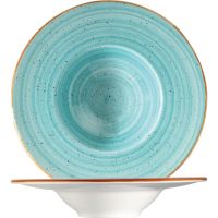 AURA Pastateller Ø 28 x 6 cm - Aqua href=