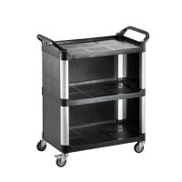 Kunststoff-Servierwagen geschlossen - 84,5 x 43 x 95 cm href=