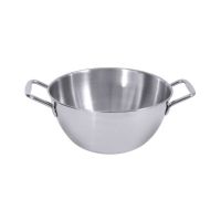 Servierschüssel (2 Griffe) - CNS 18/10 - Ø 18 x 8 cm - Inhalt 1,5 l href=