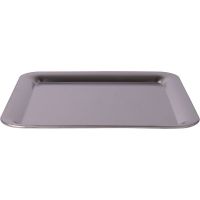 Café-Tablett quadratisch - 23 x 23 cm (Edelstahl mattiert) href=