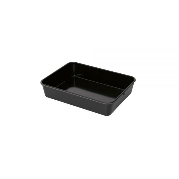Melamin-Becken 28 x 21 x 6 cm - schwarz