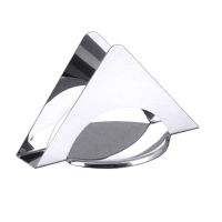 Serviettenhalter dreieckig poliert - 12 x 8 x 7,5 cm href=