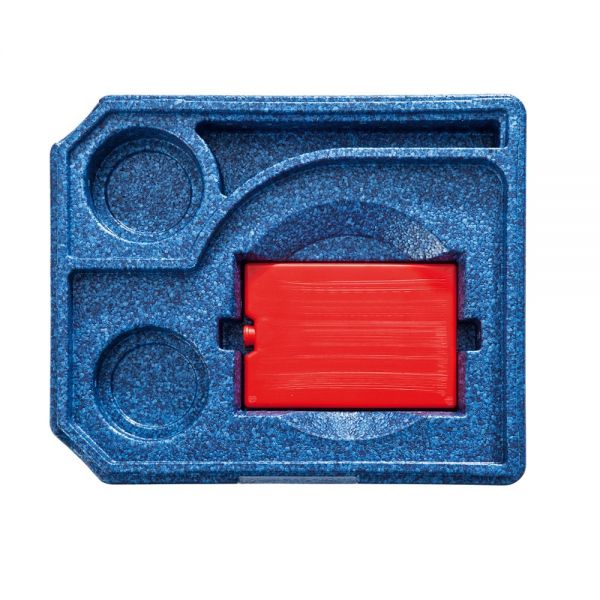 THERMO CONCEPT Hotpack rot - Größe 22 x 15 x 2 cm (für Menübox Typ II+)