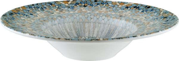 LUCA MOSAIC GOURMET Pastateller - Ø 28 x 6 cm - 40 cl - Blue