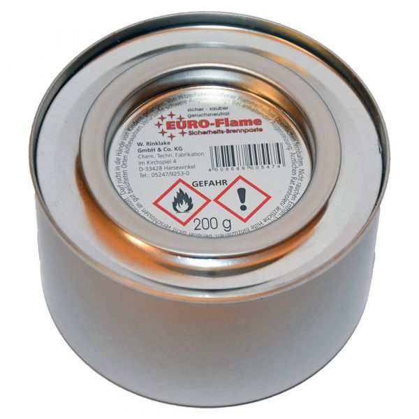 Brennpaste - 200 g Dose (ohne Methanol)
