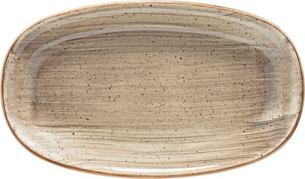 AURA Gourmetplatte, rechteckig - 33,5 x 19,5 x 4 cm - Terrain