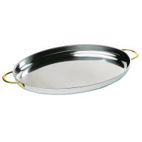 GOLD Servierpfanne Oval - 31 x 21,5 x 3 cm (1,2 l) href=