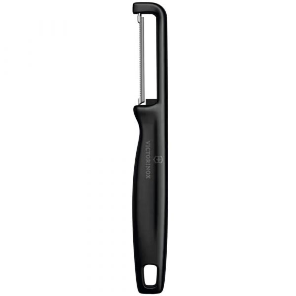 Sparschäler - gezackte Klinge - Größe 16,5 x 2 x 1 cm - Schwarz