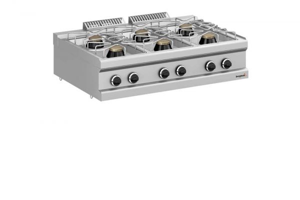 bergman Profiline Plus 700 Gasherd mit 6 Flammen - 33 kW