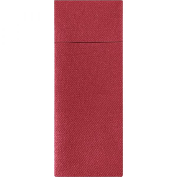 AIRLAID Bestecktasche 40 x 33 cm - 1/8-Falz (3 x 160 Stück) - Bordeaux