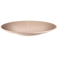 NERO Teller - Ø 26 x 3 cm - Melamin - Beige href=