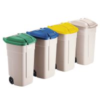 WHEELIE Müllbehälter 100 l - 53 x 51 x 85 cm href=