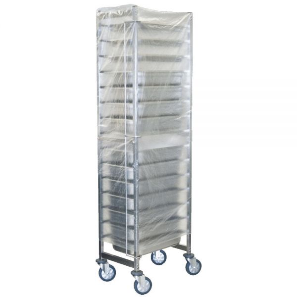 Folienhüllen für Regalwagen (100 Stück - Größe 750 + 450 * 1800 mm)