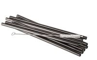 Trinkhalme Ø 0,8 x 21,5 cm - CNS 18/8 (10 Trinkhalme + Reinigungsbürste) href=