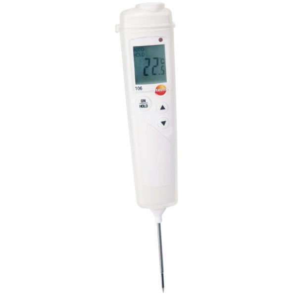 testo "106" Kernthermometerset (Digital) – Max. +275 °C, Präzision ±0,5 °C, ISO-kalibriert