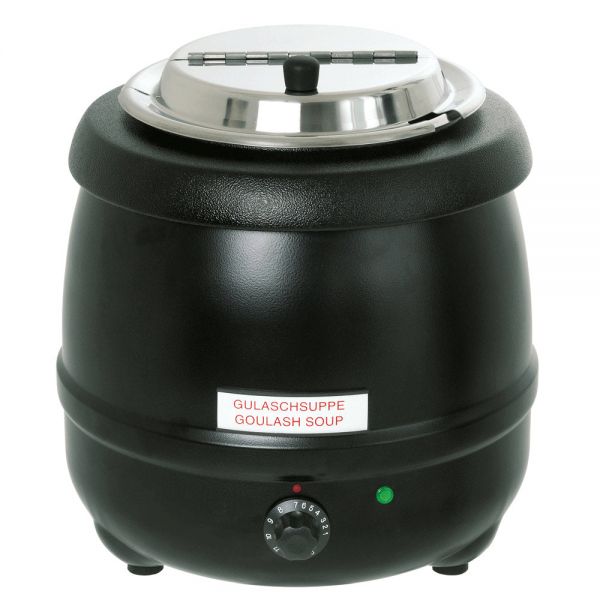 PARTY Suppentopf 9,5 l - Schwarz (230 V)