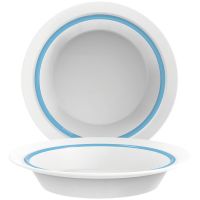 AUTONOMY Menüteller, tief - Ø 23 cm - Blue href=