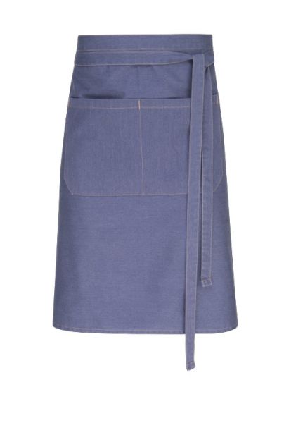 Schürze (80 x 45 cm) - Denim blue