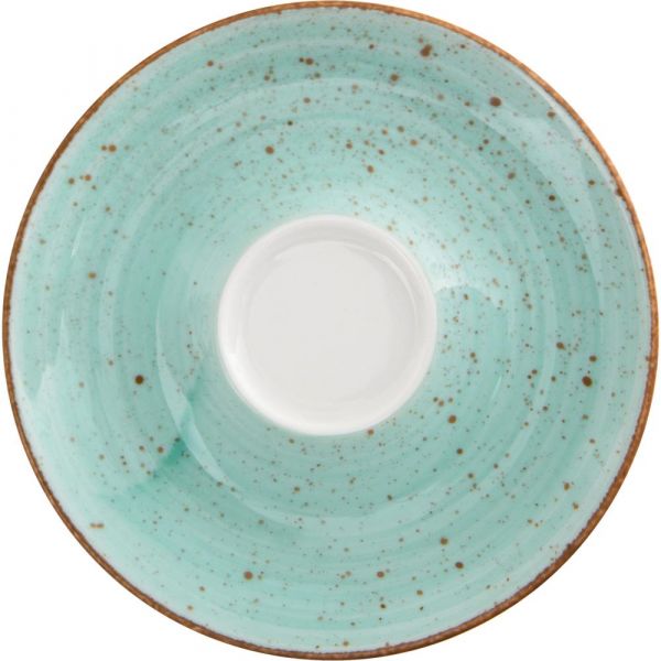 VINTAGE Espresso-Untere Ø 12,5 cm - Aquamarin