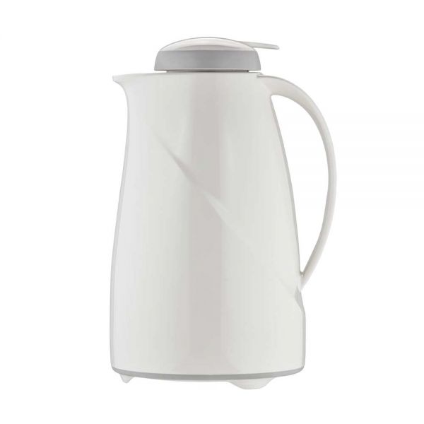 WAVE PUSH Isolierkanne 1,5 l - Weiß