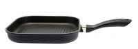 ALUCAST Aluminiumguss-Grillpfanne - 28 x 28 x 4,5 cm href=