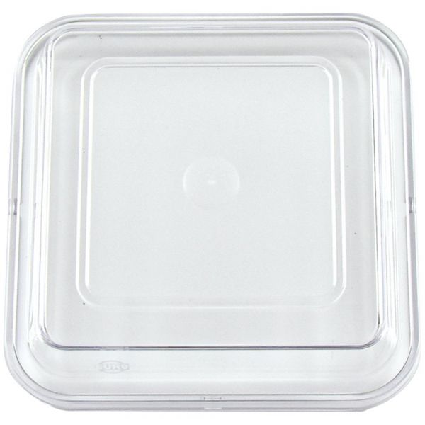EURO Domdeckel 12,5 x 12,5 x 3 cm - Klar (Tritan)