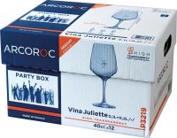 PRACTIC BOX VINA JULIETTE Weinglas (12 Stück) - 40 cl - geeicht /-/ 0,1 l  + 0,2 l href=