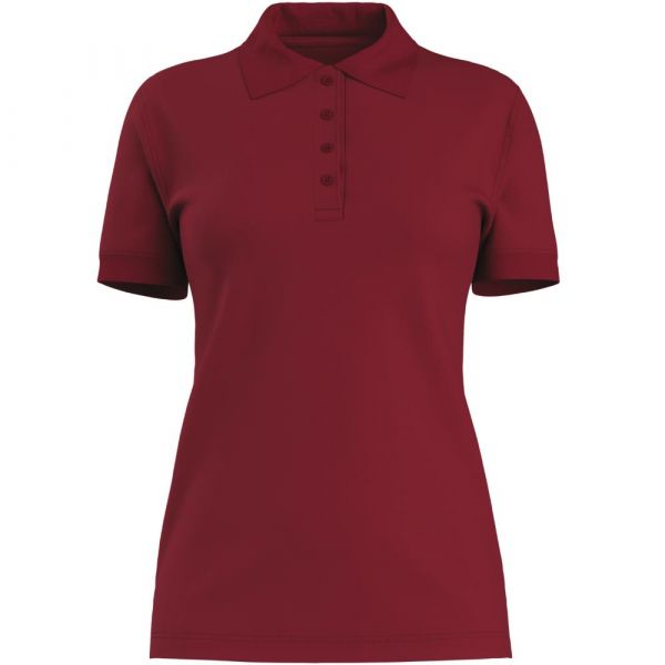 CONCEPT Damen-Poloshirt (Kurzarm) - Bordeaux