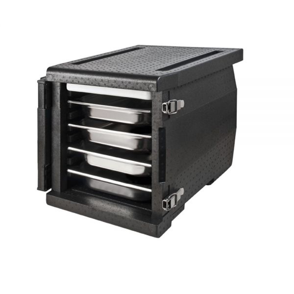 GN 200 Thermo-Frontlader EPP - 8-fach (Größe 64,5 x 44,5 x 47,5 cm - schwarz)