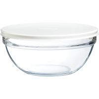 EMPILABLE Glasschüssel mit Deckel - Ø 17 x 7,8 cm (Inhalt 1 l) href=