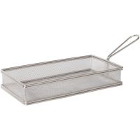SNACK-HOLDER - Servier-Frittierkorb 27 x 13 x 4,5 cm - Grifflänge 10 cm href=