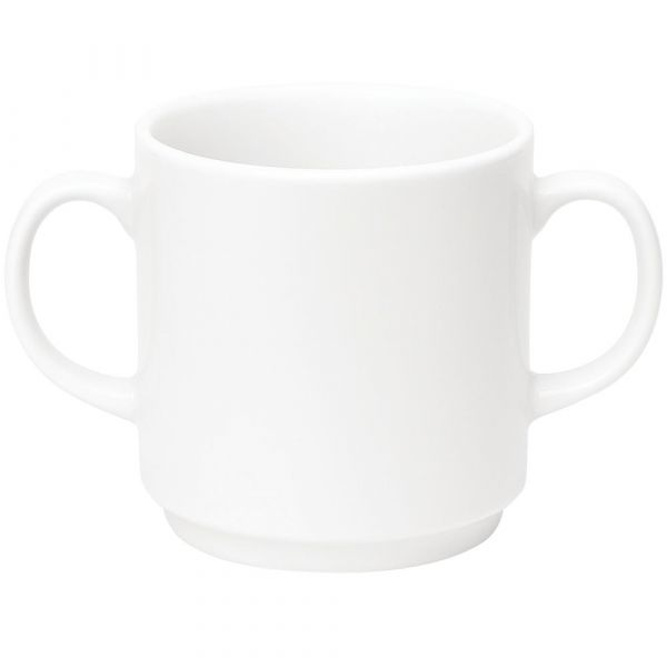 EURO PLUS Henkelbecher 25 cl - Ø 7,6 x 8,3 cm - mit zwei Henkeln