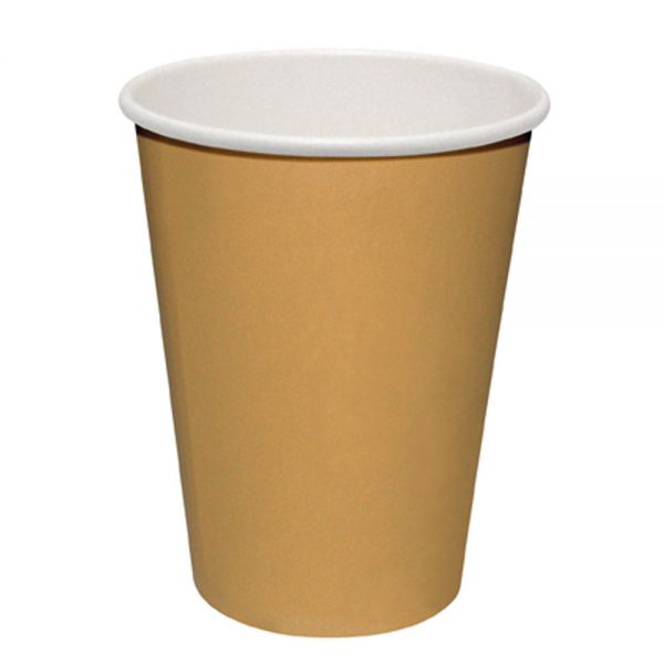 Kaffeebecher "To Go" - 230 ml - Ø 8,3 x 9 cm - Hellbraun (1000 Stück)
