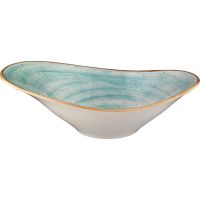 AURA Schüssel, organische Form - 27 x 19 x 8,2 cm - Inhalt 75 cl - Aqua href=