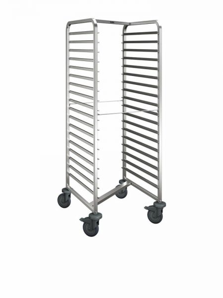 RWRR 161 Regalwagen 18 x GN 2/1 - platzsparend - Kunststoffrollen