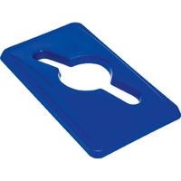 Deckel für Abfallbeh. 9237650 - Blau offen - 51 x 29 x 5 cm href=