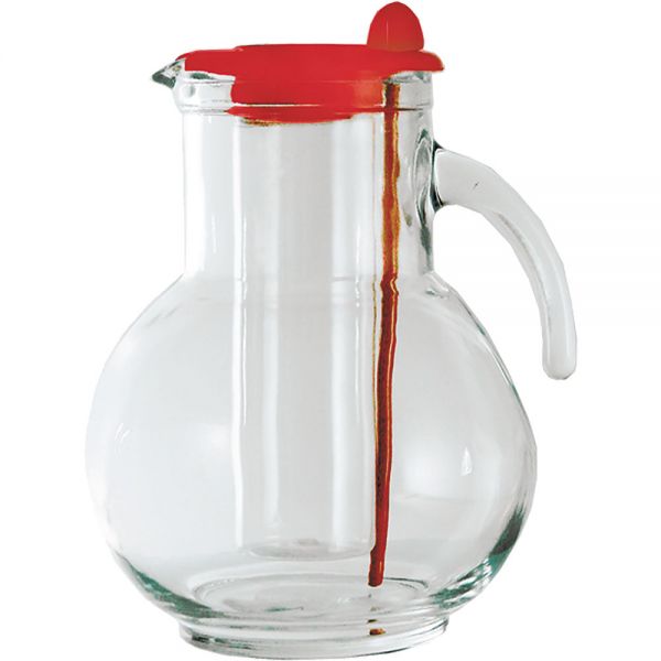 KUFRA Glaskrug mit Eisröhre - Inhalt 2,1 Liter