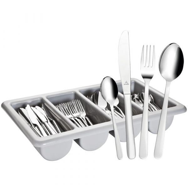 VIENNA Besteckset - 145-teilig (mit Kunststoff-Besteckkkasten)