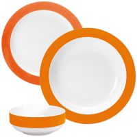 COLOURS Kinder-Gedeck-Set - Orange - 72-tlg. href=