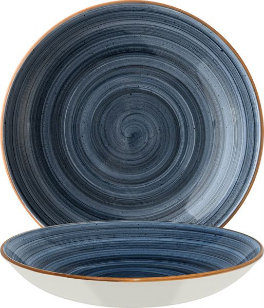 AURA Bloom Teller, tief - Ø 28 x 5,4 cm - 1,7 l - Dusk