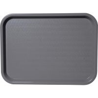 Snack-Tablett 41,5 x 30,5 cm - Grau (PP) href=