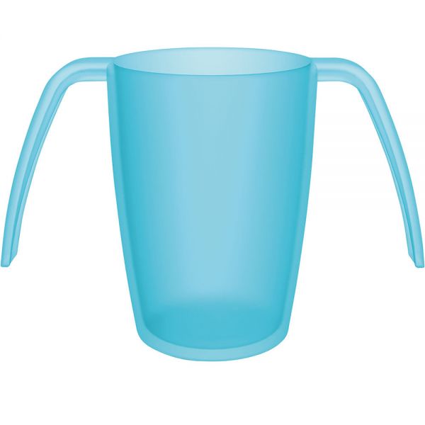 MODELL 816 - ERGO PLUS Trinkbecher 25 cl - Türkis-transparent (PP, ohne Aufsatz)