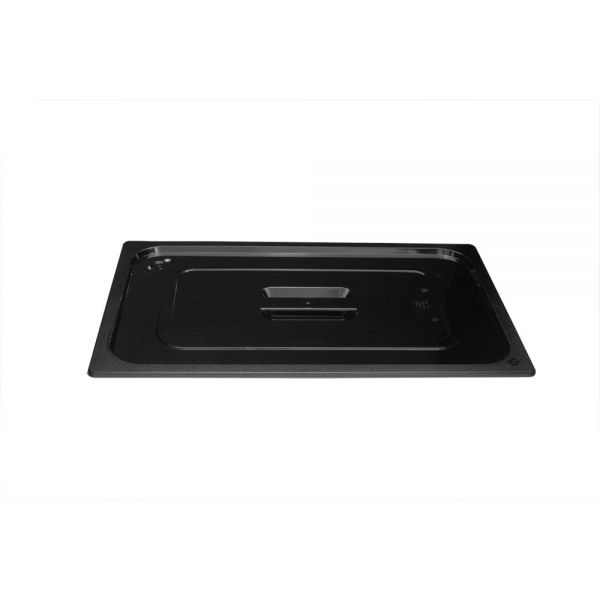 Polycarbonat Deckel Standardform - GN 1/1 - Schwarz