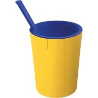 MEDICAL Trinkhilfebecher 20 cl - Ø 73 x 92 mm (PP blau/gelb) href=