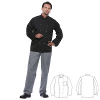 Herren-Kochjacke - Schwarz href=